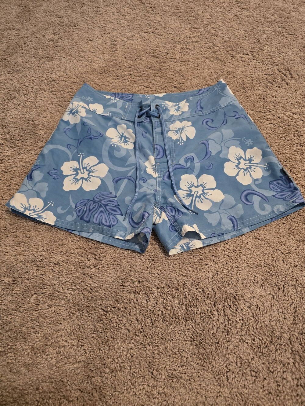 PALMWAVE Board Shorts Size 5 Hawaiian Blue